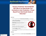 Dangerous Breath Free Perpetually – The 100% Pure Treatment For Dangerous Breath!