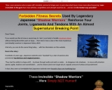 Forbidden Health Secrets and techniques Used By Legendary Japanese “Shadow Warriors” Reinforce Your Joints, Ligaments And Tendons With An Virtually Supernatural Breaking Level