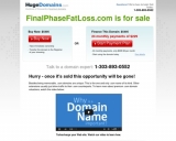 FinalPhaseFatLoss.com is on the market | HugeDomains