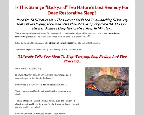 Surprising Yard Tea Discovery