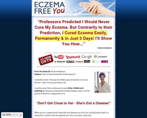 Eczema Free You – Methods to Deal with Eczema Simply, Naturally and For Good