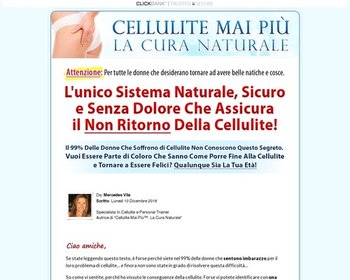 Cellulite Mai Più&commerce; | La Cura Naturale