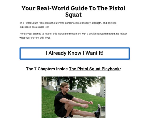 Pistol Squat Playbook – Zack Henderson Coaching